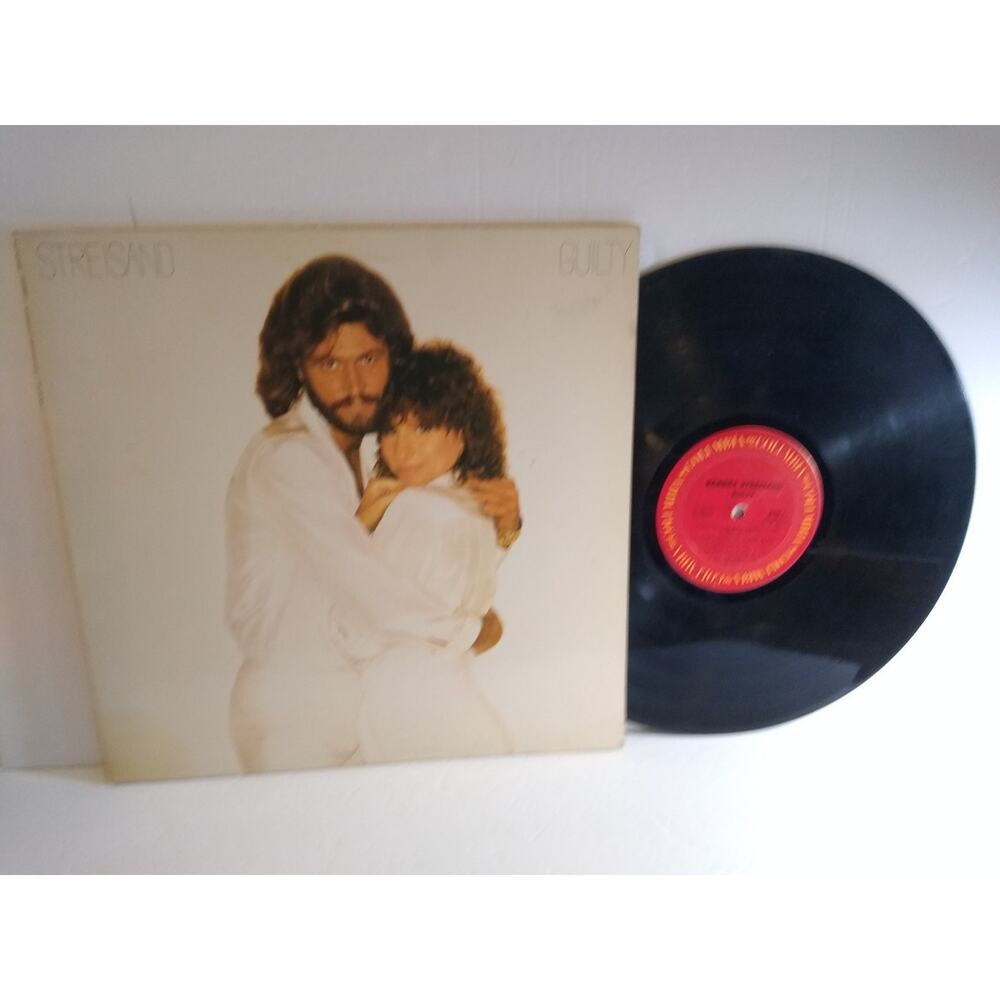 Barbra Streisand – Guilty LP Record 1980 Columbia Pop Disco 33 RPM